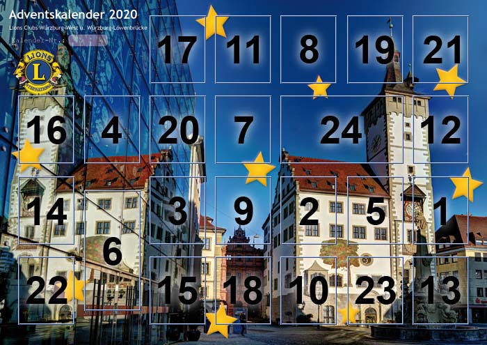 Würzburger Lions Adventskalender 2020