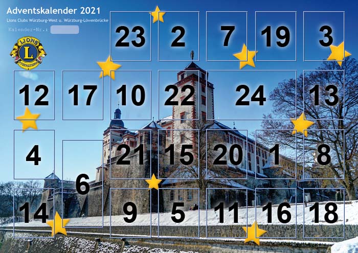 Würzburger Lions Adventskalender 2021